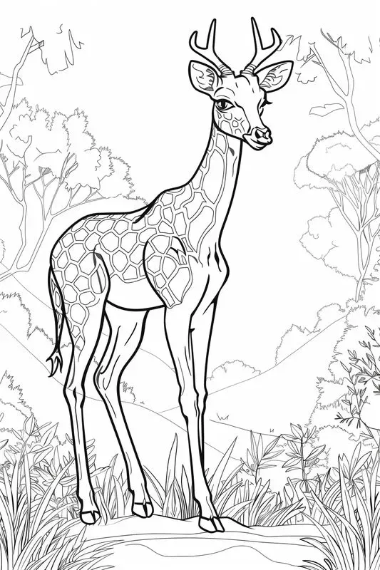 Professional KDP Coloring Book Line Art