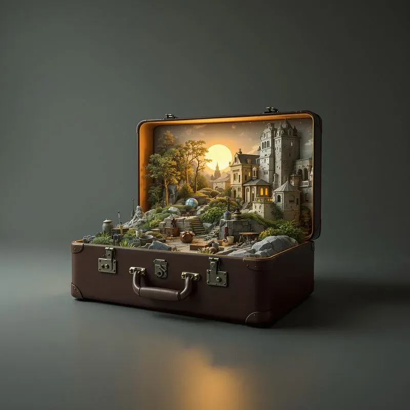 Free Surreal Double Composition Designs