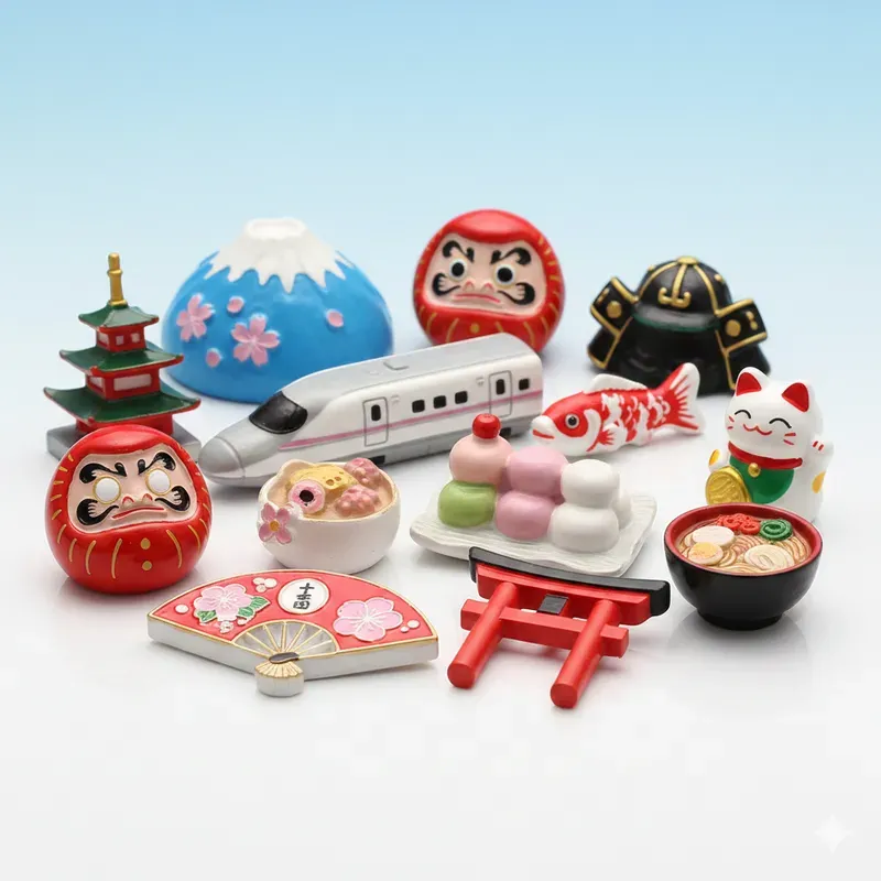 Cute Travel Icon Magnet Sets