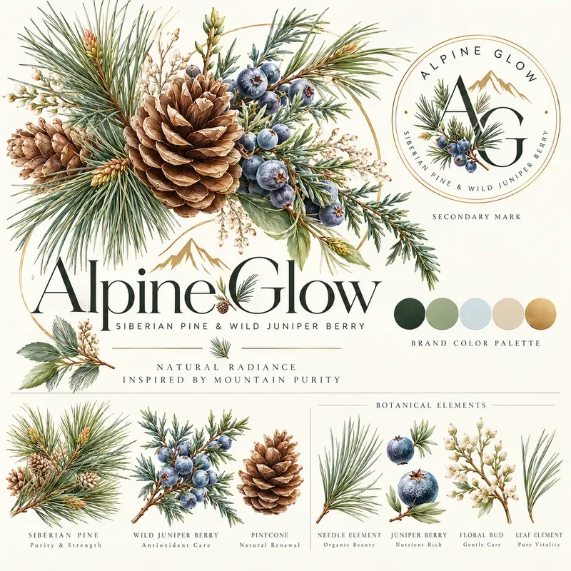 Premium Skincare Branding Identity Kits