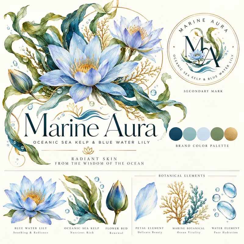 Premium Skincare Branding Identity Kits
