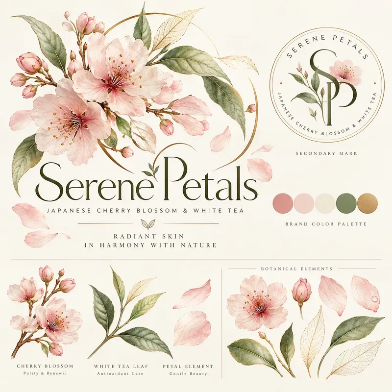 Premium Skincare Branding Identity Kits