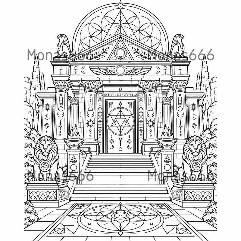 Ink Fill Creative Coloring Pages