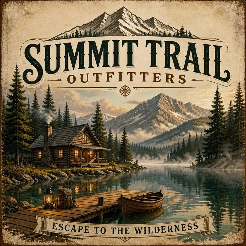 Vintage Camping Graphic Generator