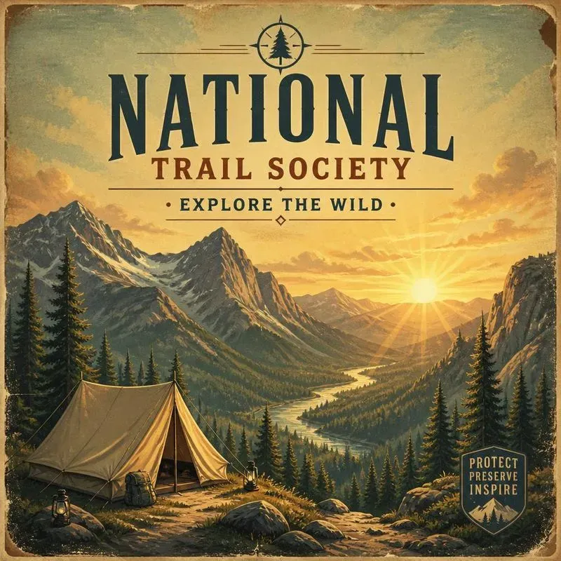 Vintage Camping Graphic Generator