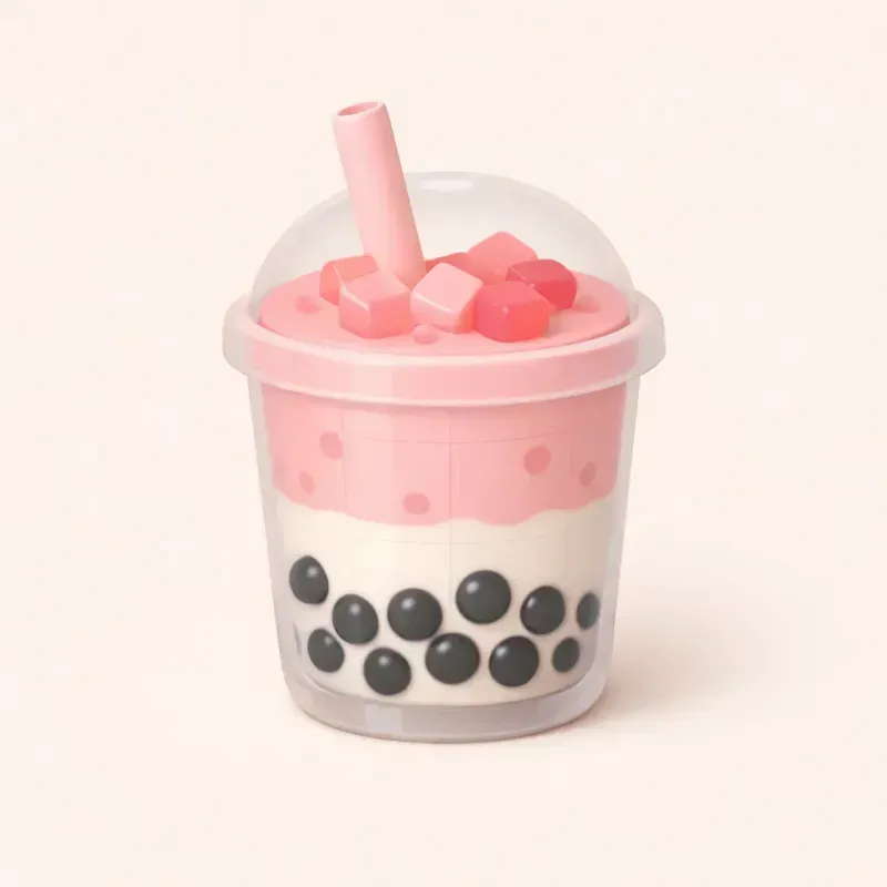 Cute Minimal 3D Desserts