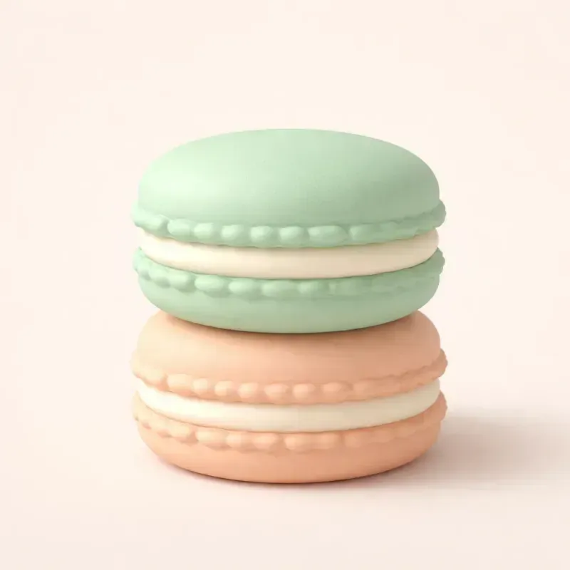 Cute Minimal 3D Desserts