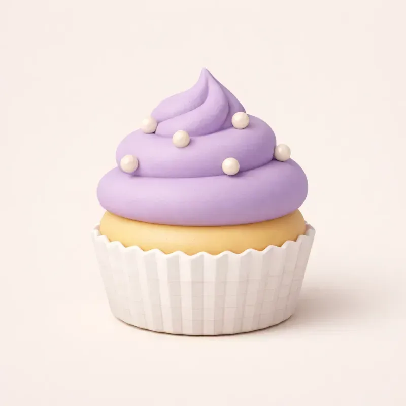 Cute Minimal 3D Desserts