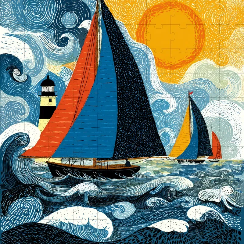 Gouache Screenprints Bold Retro Inks