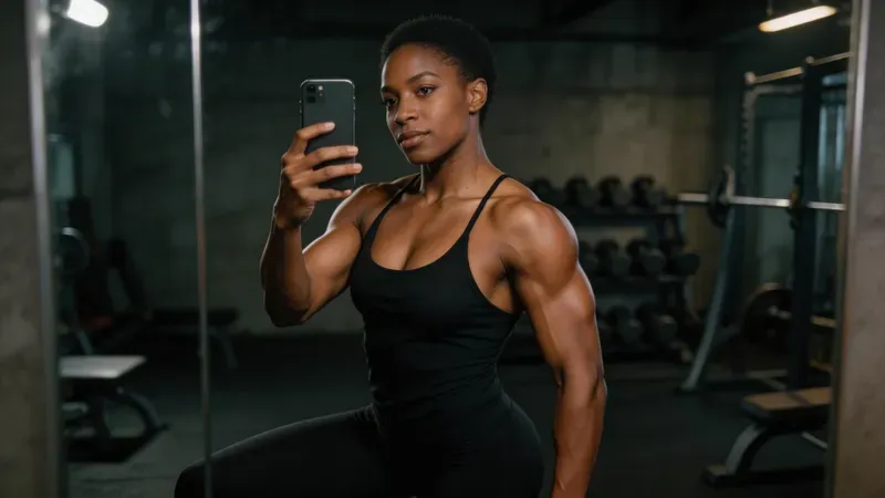 Gym Selfie Fitness Photos