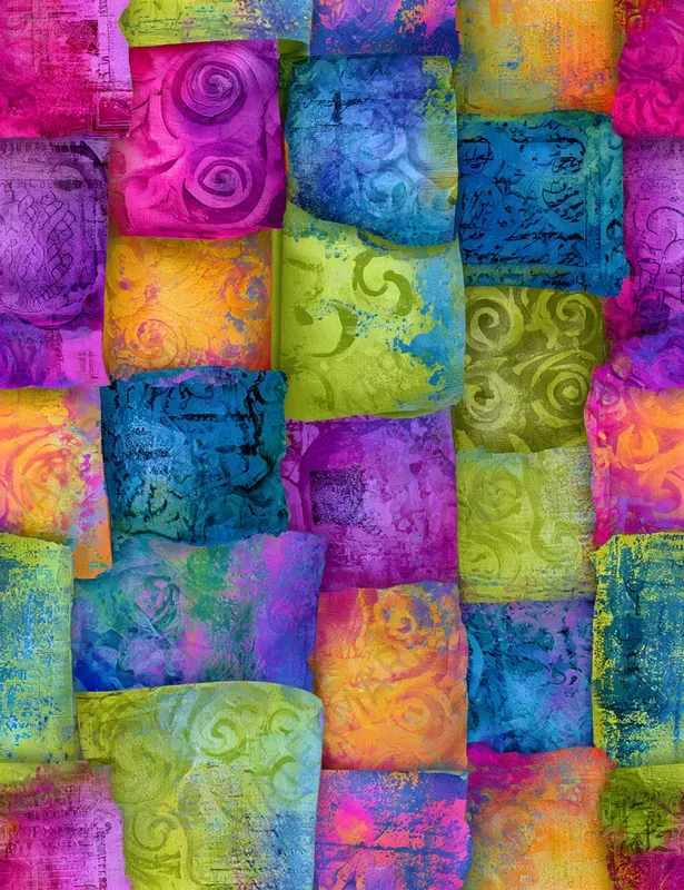 Vibrant Electric Watercolor Seamlesses