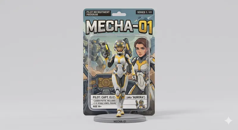 Action Figure Blister Pack Generator
