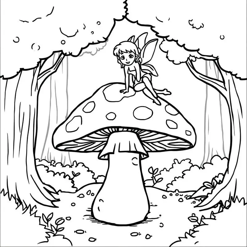 Storybook Coloring Page Generator