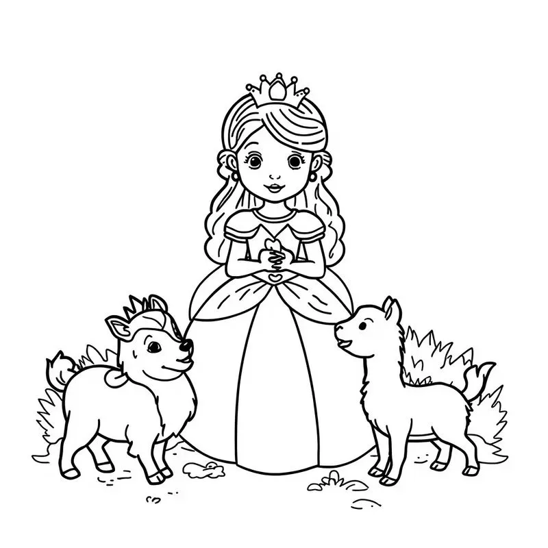 Storybook Coloring Page Generator