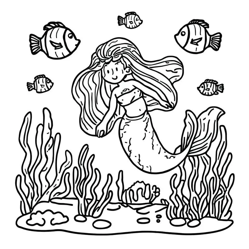 Storybook Coloring Page Generator