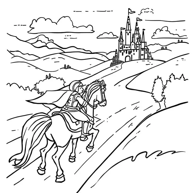 Storybook Coloring Page Generator
