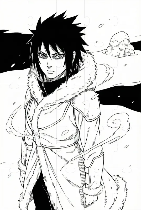 Masashi Kishimoto Style Naruto Manga Art
