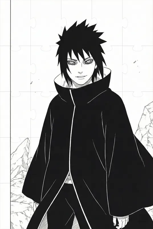 Masashi Kishimoto Style Naruto Manga Art