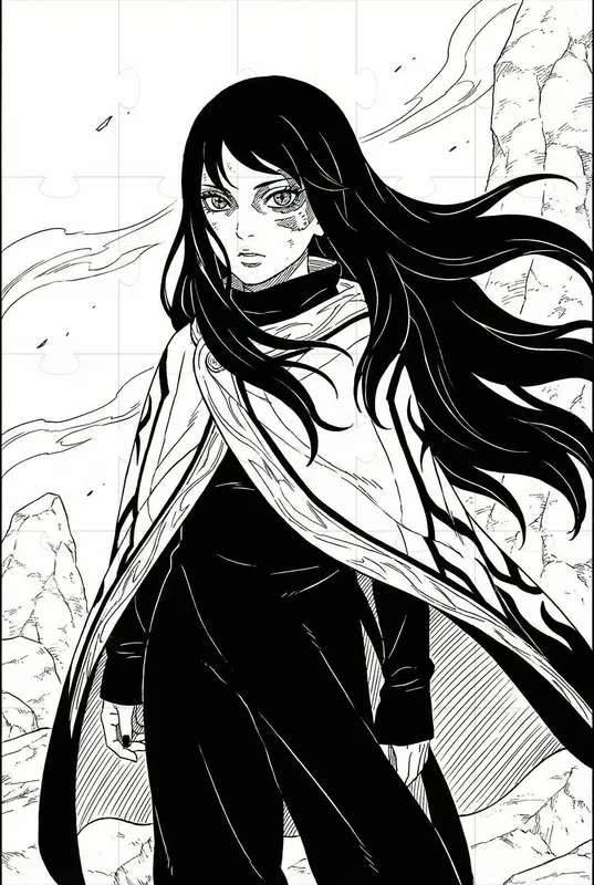 Masashi Kishimoto Style Naruto Manga Art