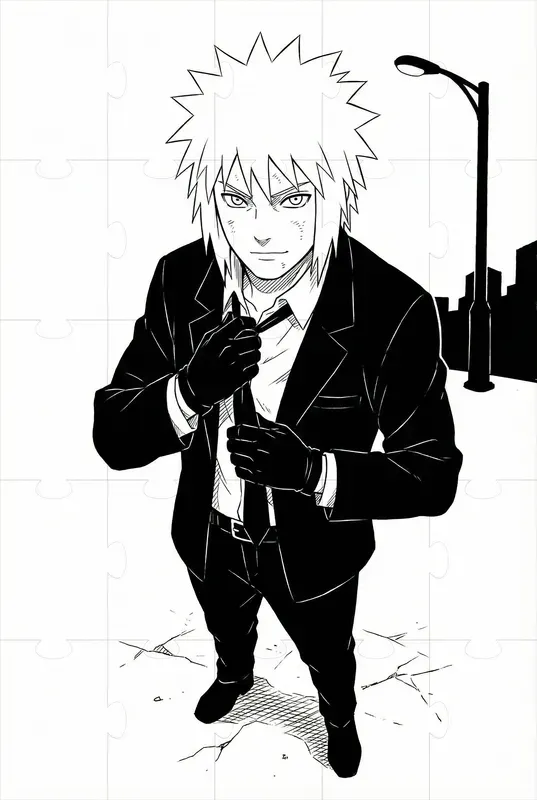 Masashi Kishimoto Style Naruto Manga Art