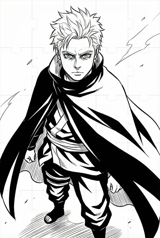 Masashi Kishimoto Style Naruto Manga Art