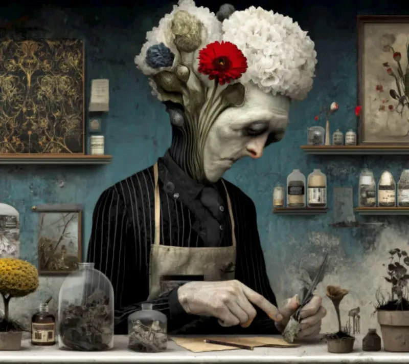 Dark Whimsical Objecthead Avatars