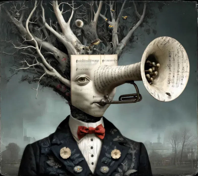 Dark Whimsical Objecthead Avatars