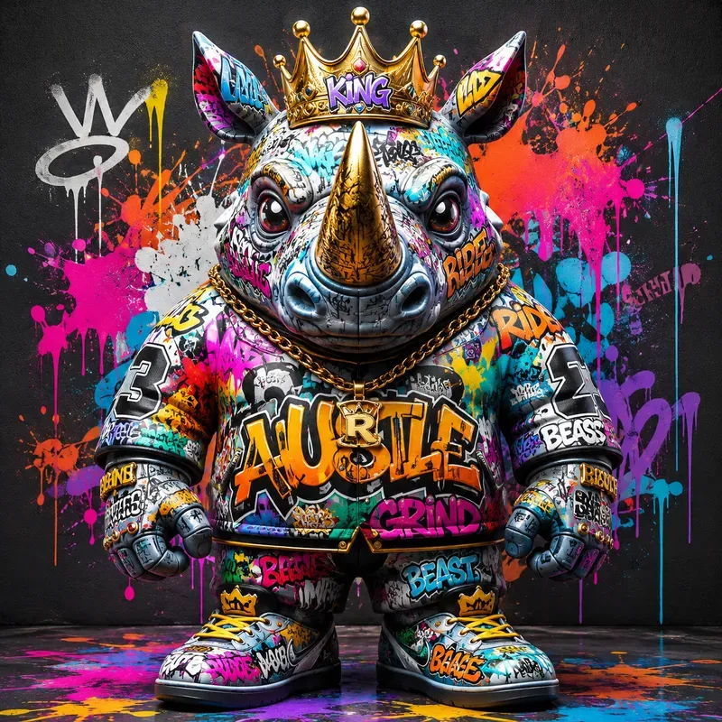 Urban Graffiti Vinyl Icons Collections