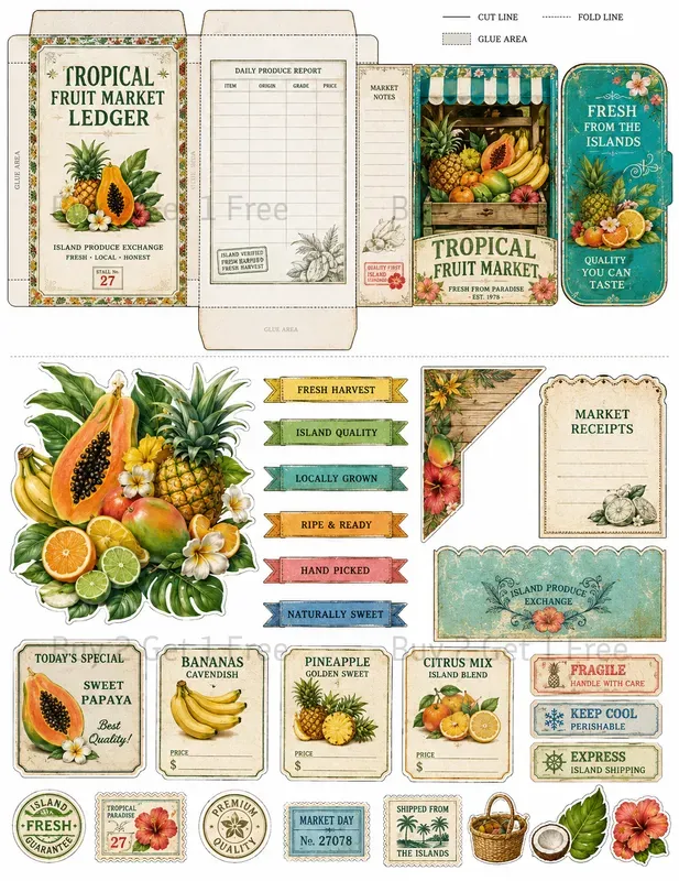 Foldable Folio Pocket Junk Journals