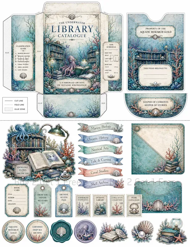 Foldable Folio Pocket Junk Journals