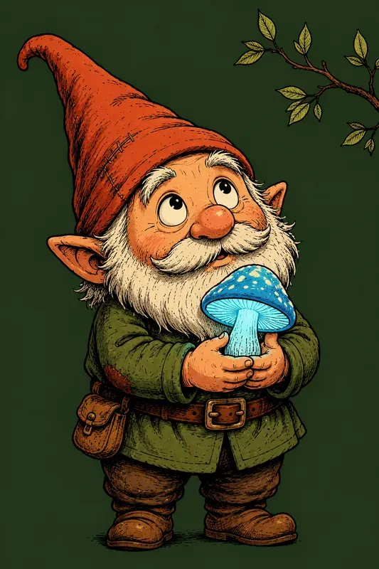 Whimsical Slavic Folk Comic Characters