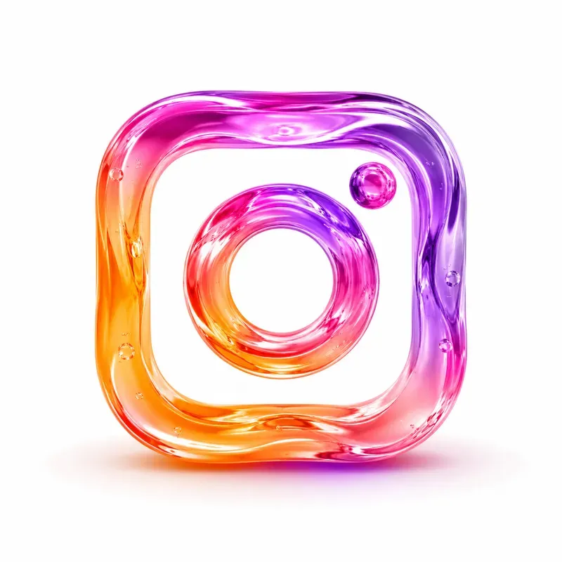 Premium Liquid Glass 3D Logo Generator