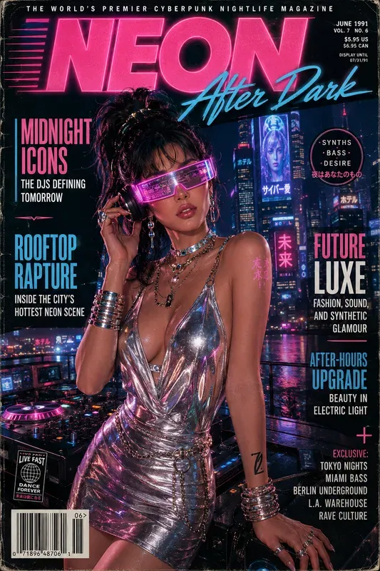 Retro Magazine Cover Generator