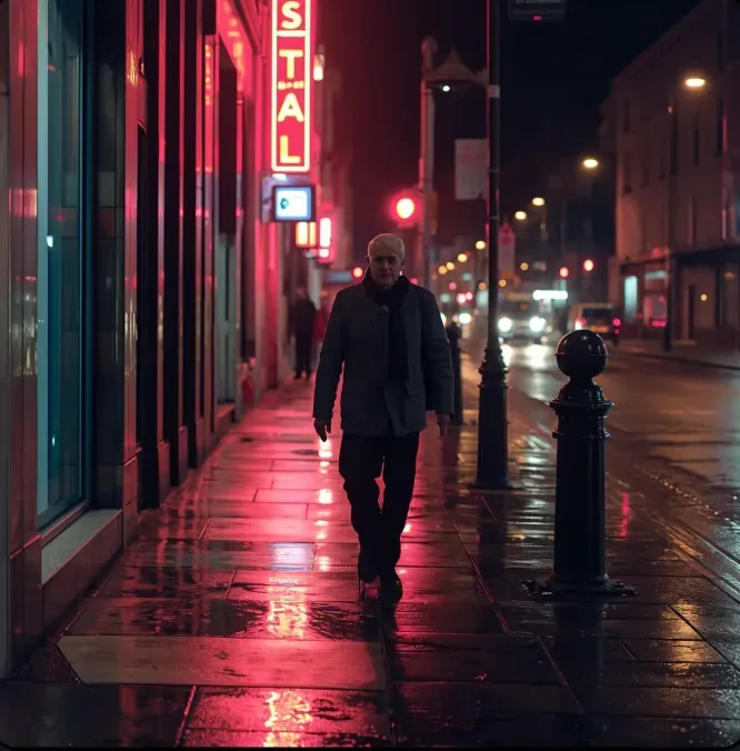 Moody Night Street Photography