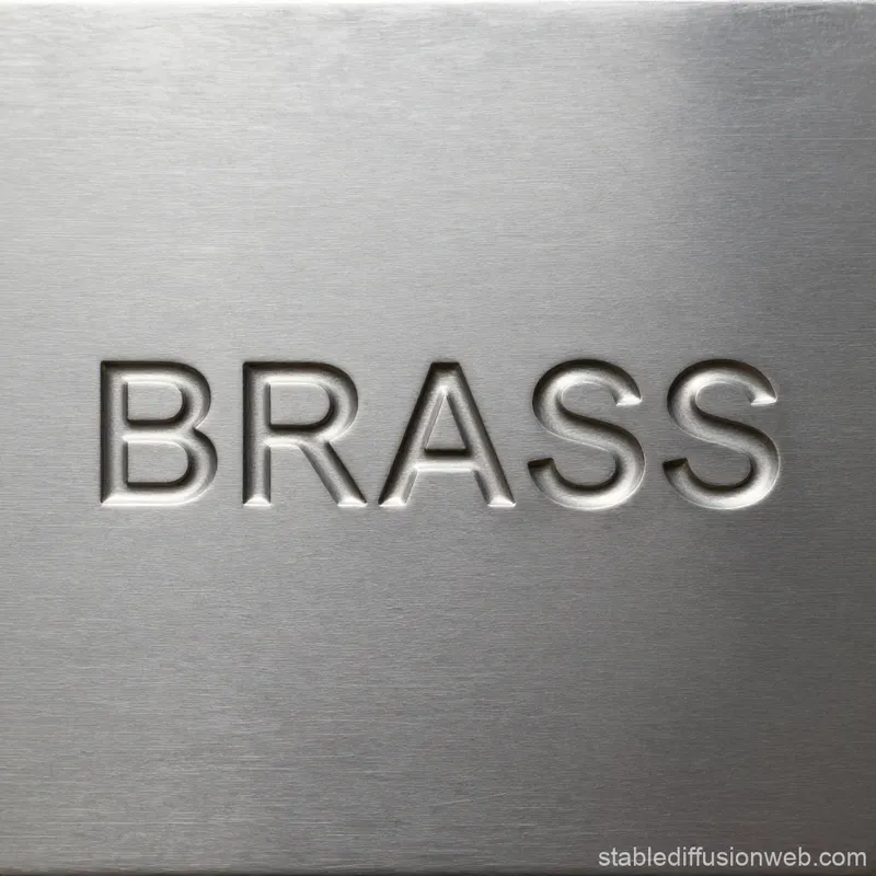 Engraved Metal Word Plates