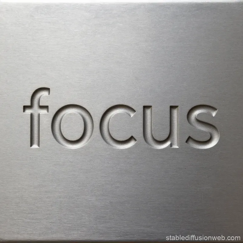 Engraved Metal Word Plates