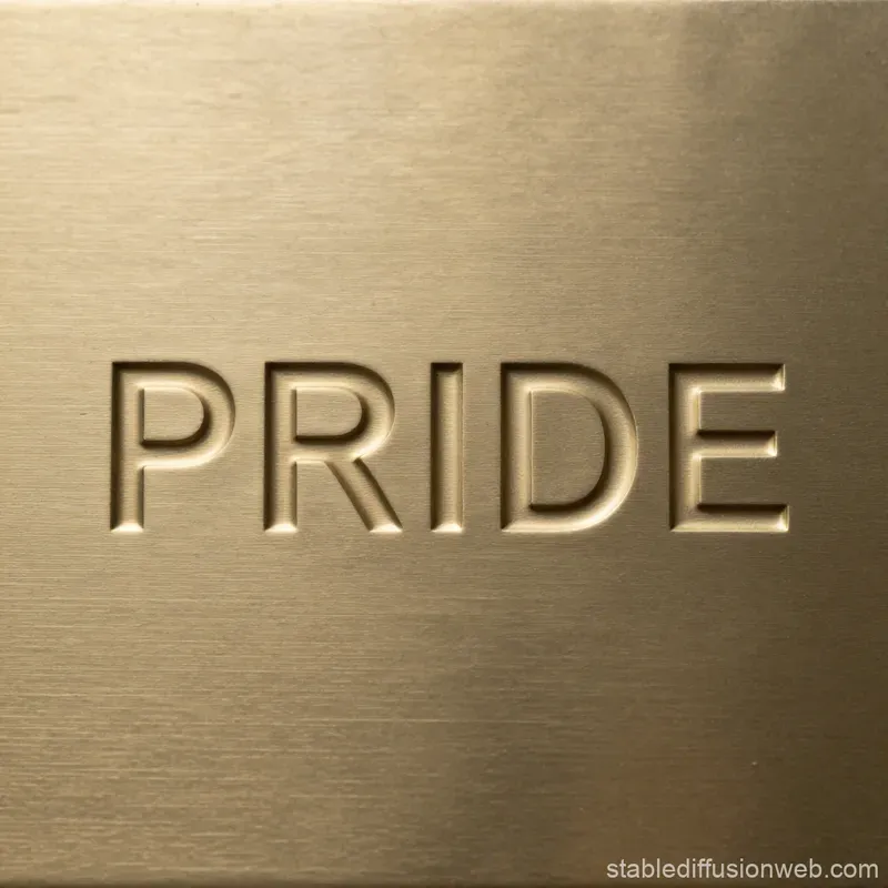 Engraved Metal Word Plates