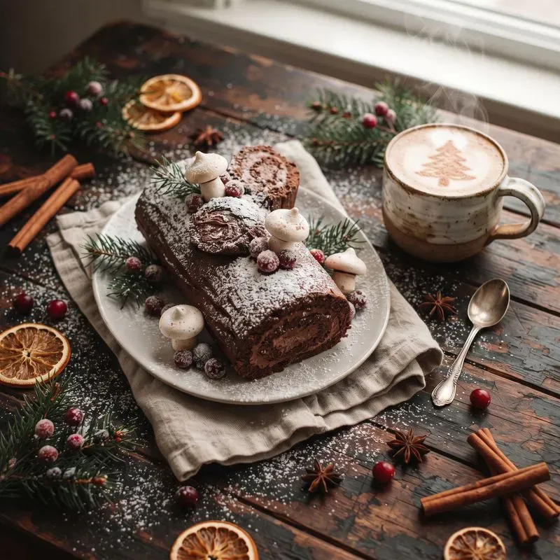 Cozy Winter Food Flat Lays