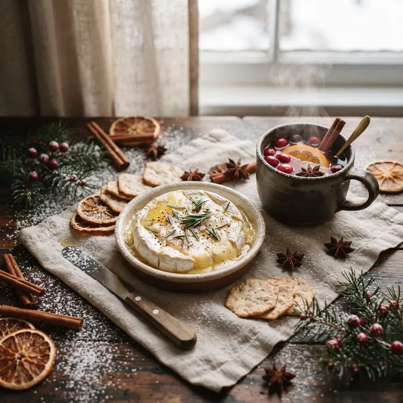 Cozy Winter Food Flat Lays