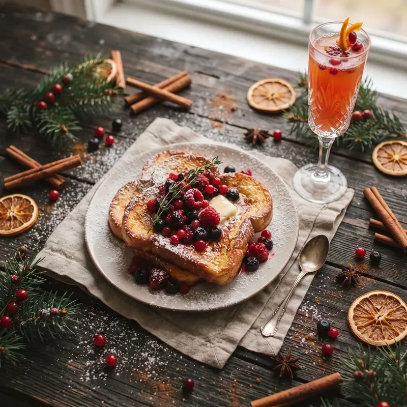 Cozy Winter Food Flat Lays