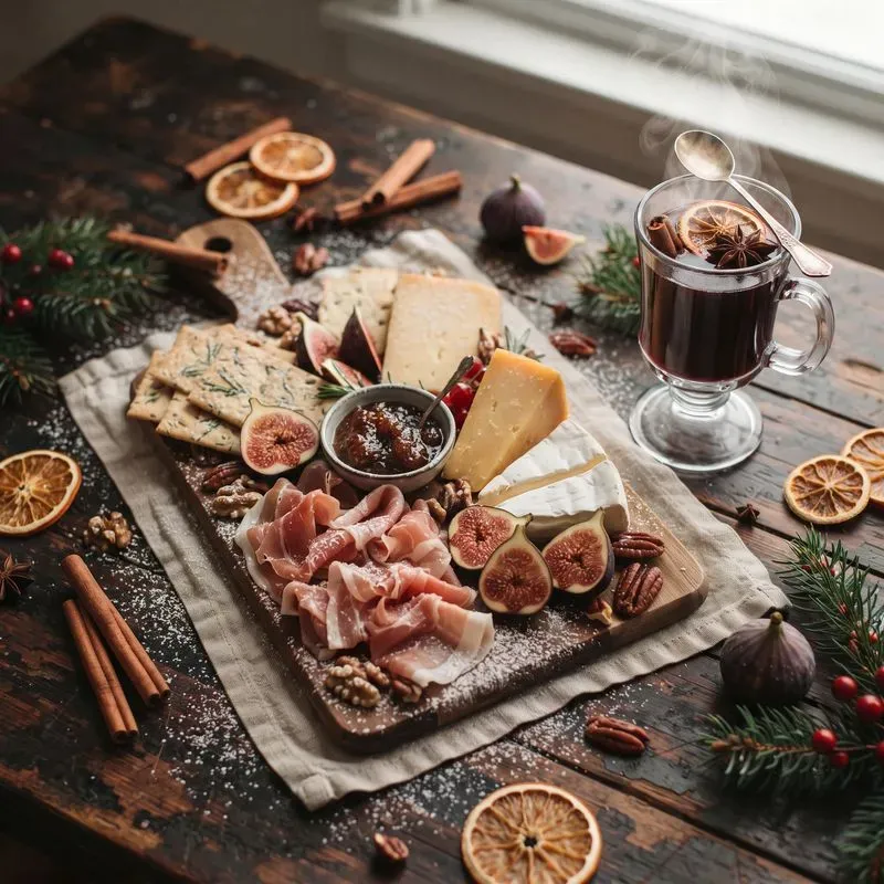 Cozy Winter Food Flat Lays