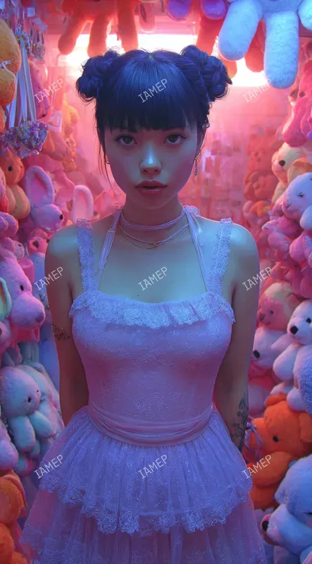 Neon Dreamy Photo Portraits