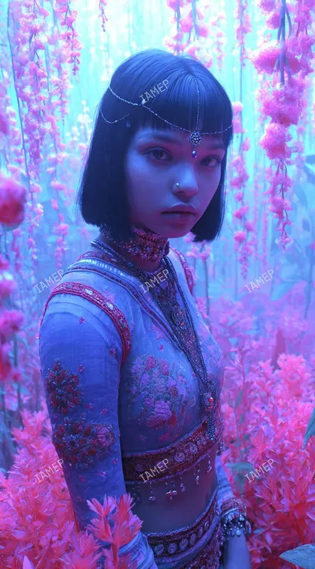 Neon Dreamy Photo Portraits
