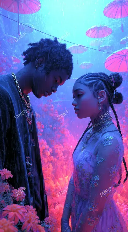 Neon Dreamy Photo Portraits