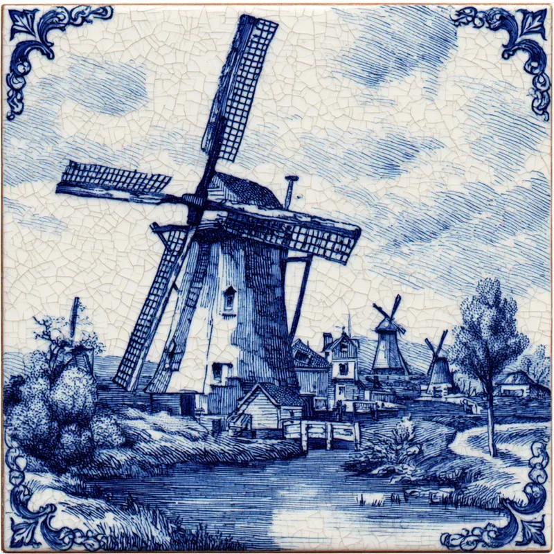 Delft Blue Ceramic Tile Designs