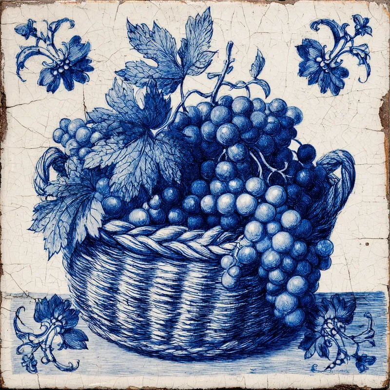 Delft Blue Ceramic Tile Designs