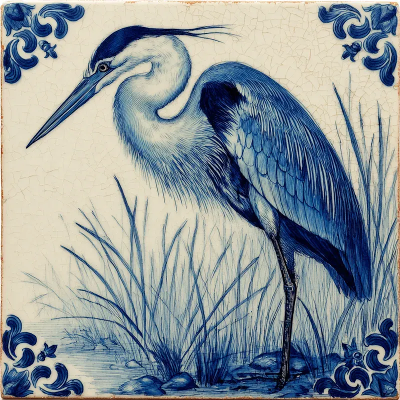 Delft Blue Ceramic Tile Designs