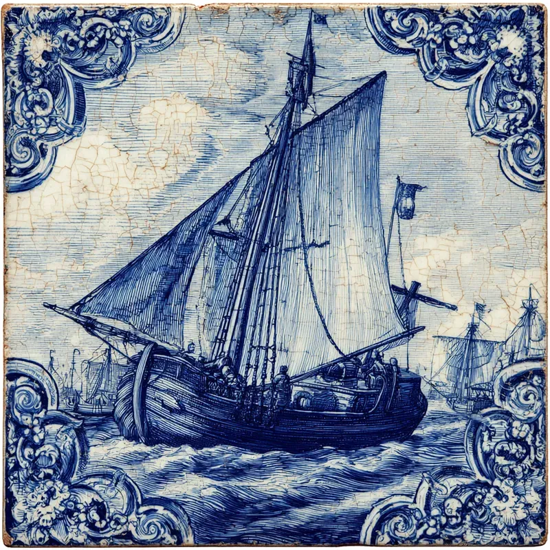 Delft Blue Ceramic Tile Designs