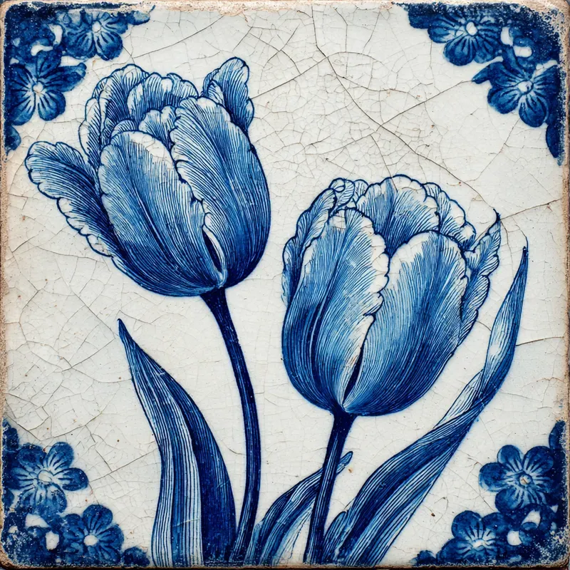 Delft Blue Ceramic Tile Designs