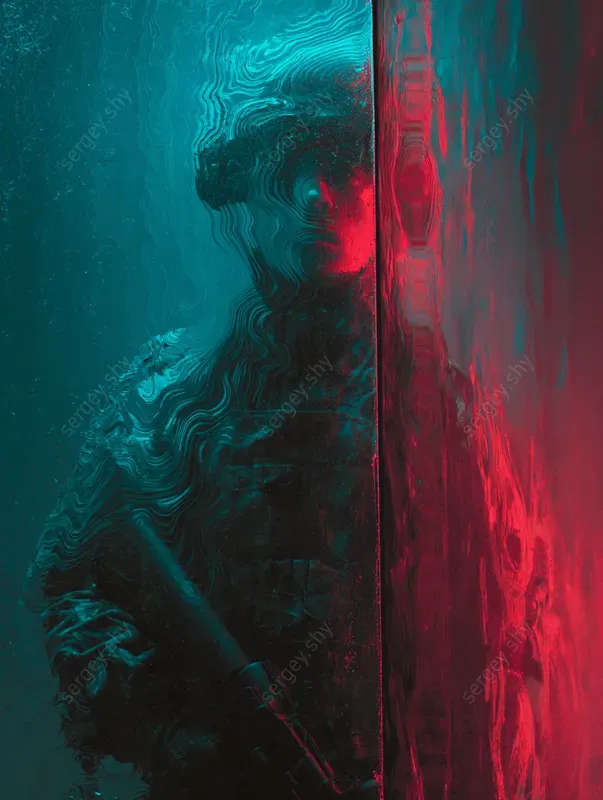 Glass Distortion Portraits